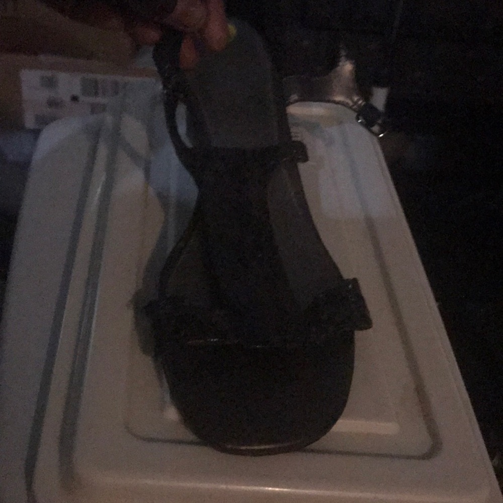 Genuine Gray Snake Skin Wedge Shoes